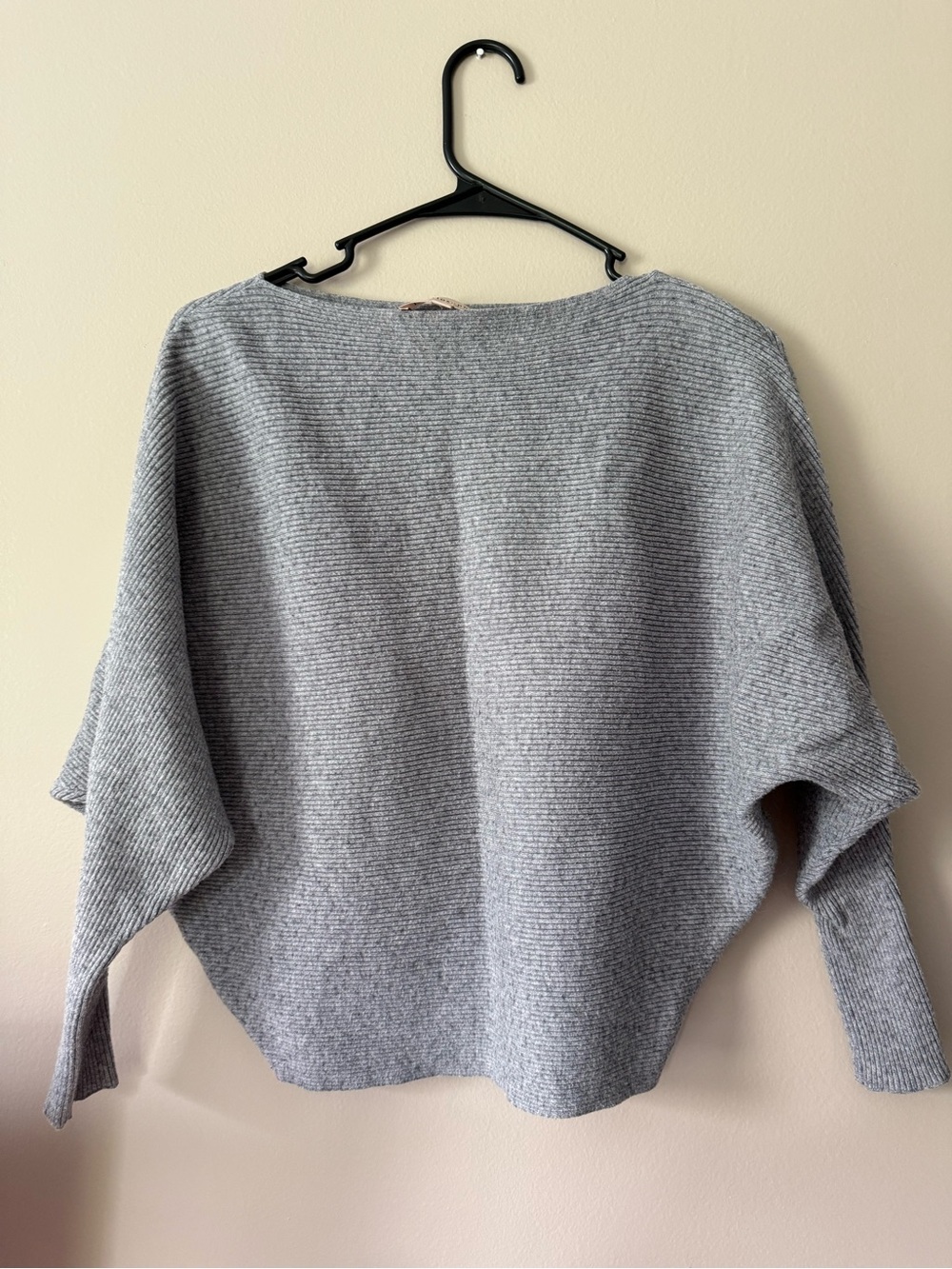 Philosophy Light Gray Women's Boatneck Knit Sweater